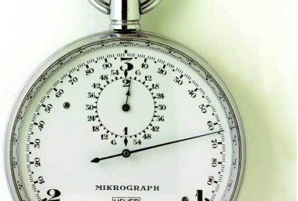 En 1916, Tag Heuer introduit le Micrographe offrant une précision au 1/100 de seconde © Tag Heuer