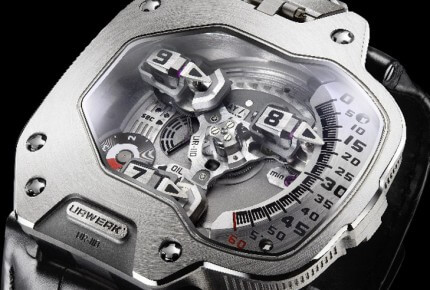 Best Design Watch Prize: Urwerk UR-110, titanium © Urwerk