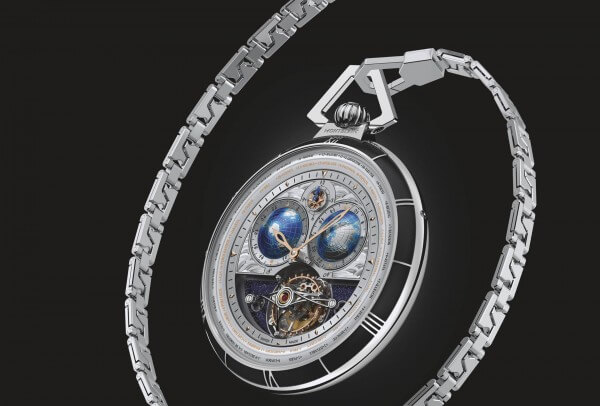 Montblanc Collection Villeret Tournillon Cylindrique Pocket Watch & Navigator 110 Years Edition