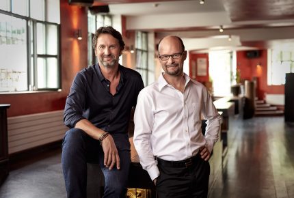 Max Busser, CEO MB&F and Arnaud Nicolas, CEO L'Épée 1839