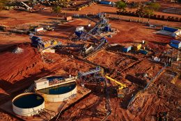 Aerial view of Processing Plant - MRM Mozambique © Gemfields