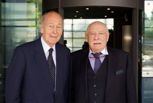 Valéry Giscard d’Estaing et Franco Cologni